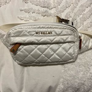 MZ Wallace Pearl Metallic Metro Belt Bag